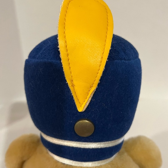 Vintage Soldier Teddy Bear Plush Stuffed Animal  AAFES Golden Bear Co Christmas - Picture 5 of 10